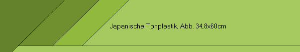 Japanische Tonplastik, Abb. 34,8x60cm