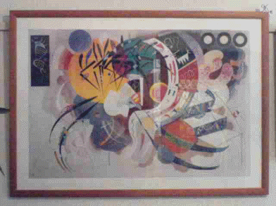 Kunstblatt im Wechselrahmen