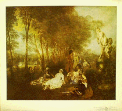 Watteau, Abb. 40x47cm