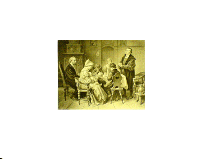Tischgebet - Luther mit Familie - Heliografie